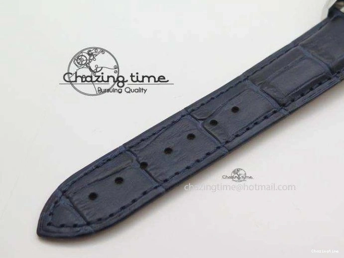 0505 DailyWear Speedmaster ’57 SS Chrono AXF Best Edition Blue Dial on Blue Leather Strap A 8279